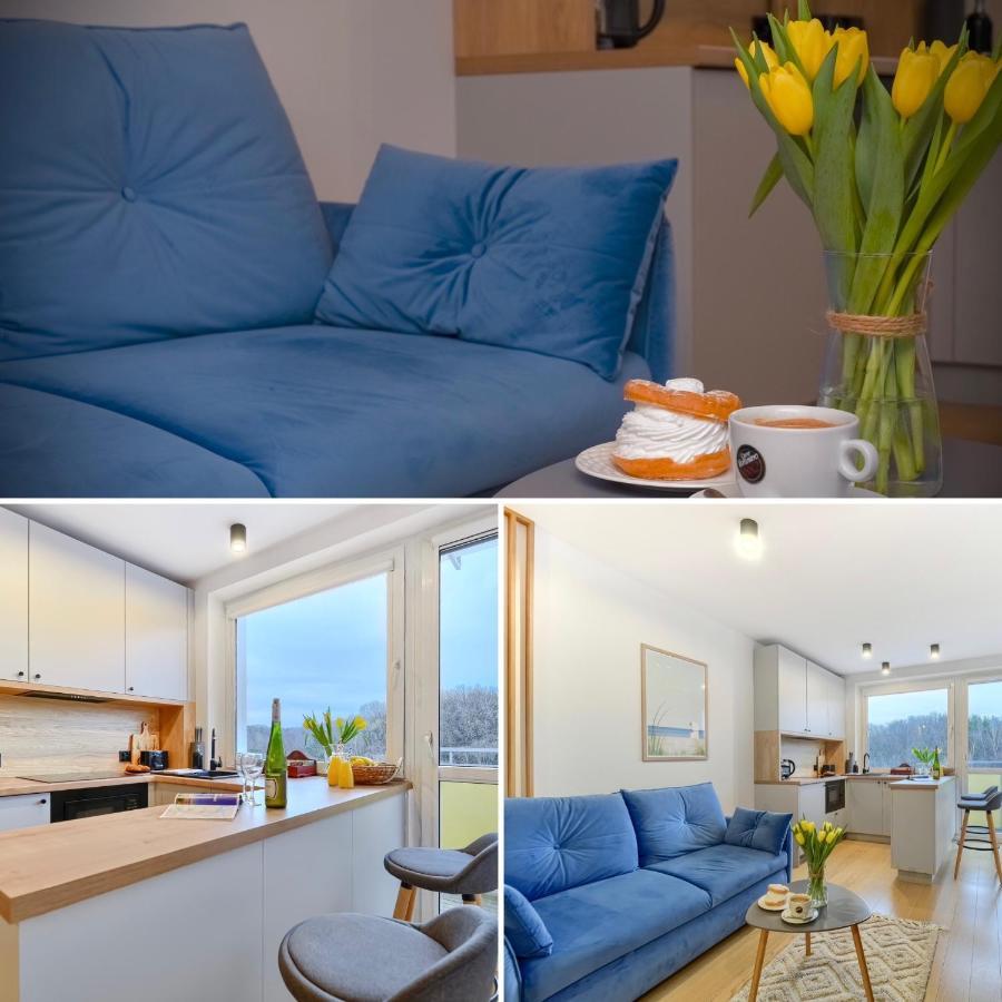 Apartament 4 Pory Roku Przy Plazy Z Widokiem Na Morze 格丁尼亚 外观 照片