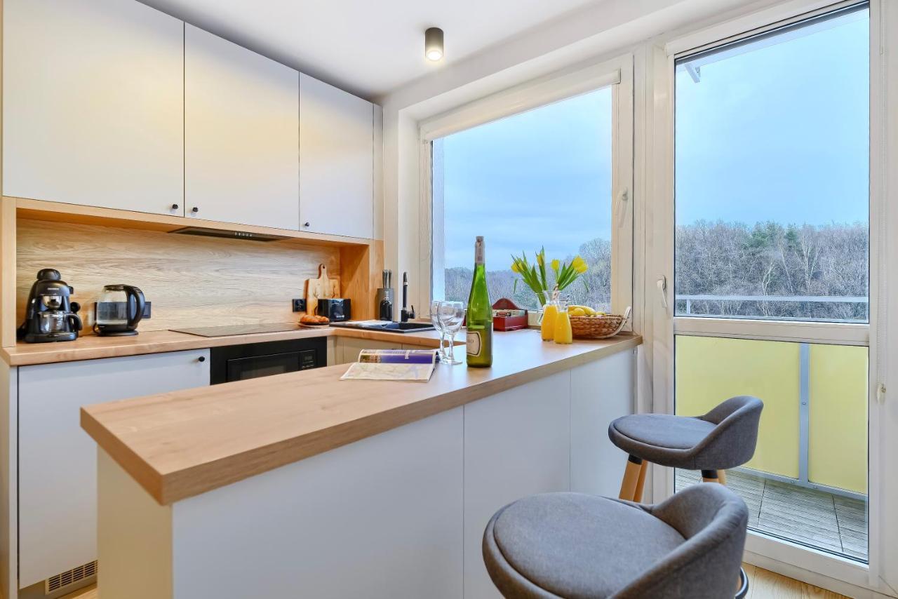 Apartament 4 Pory Roku Przy Plazy Z Widokiem Na Morze 格丁尼亚 外观 照片