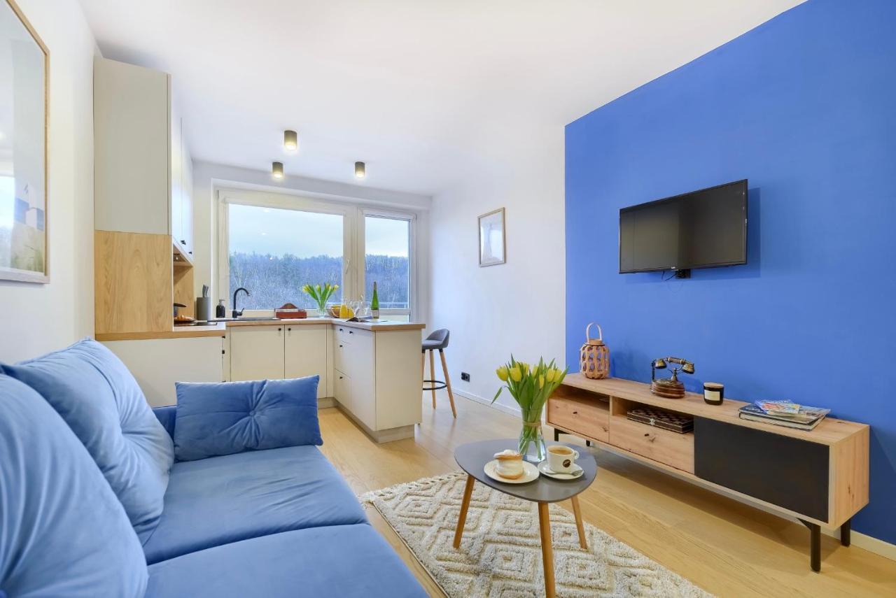 Apartament 4 Pory Roku Przy Plazy Z Widokiem Na Morze 格丁尼亚 外观 照片